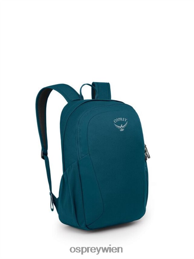 unisex Überreste des Lebensstils eines Studentenrudels Osprey Nachtdschungelblau Rucksack J4028N489