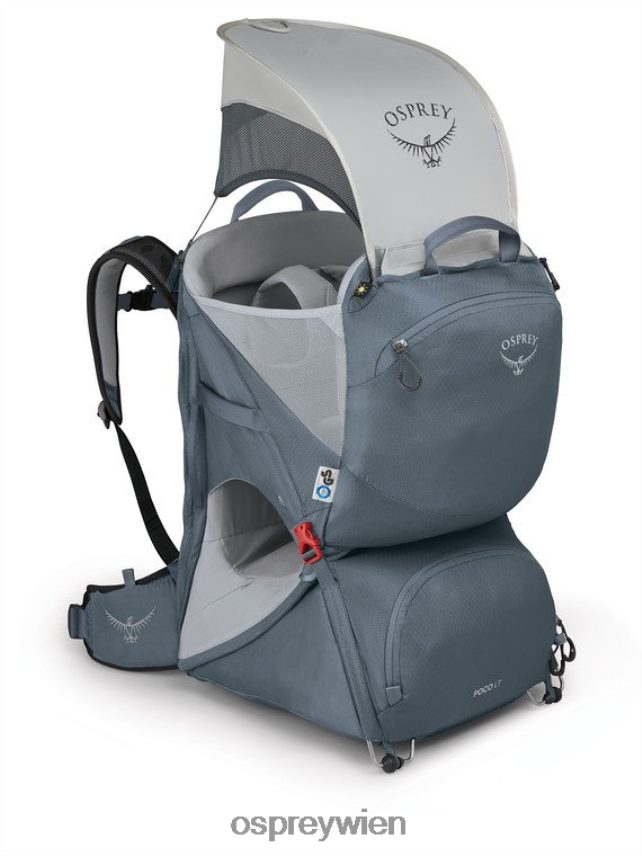unisex Poco LT Kindertrage Osprey Wolframgrau Rucksack J4028N477