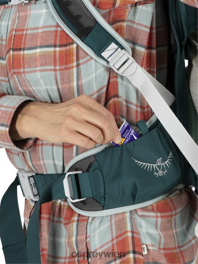 unisex Poco LT Kindertrage Osprey Wolframgrau Rucksack J4028N477
