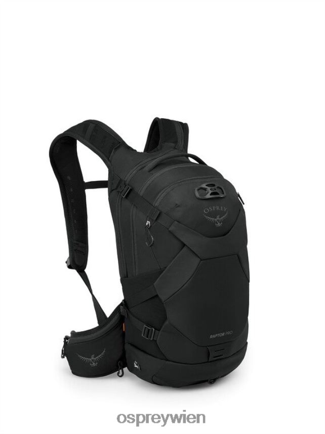 unisex Raptor Pro 18 Radfahren Osprey Schwarz Rucksack J4028N123