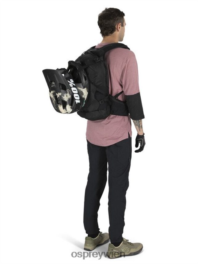 unisex Raptor Pro 18 Radfahren Osprey Schwarz Rucksack J4028N123