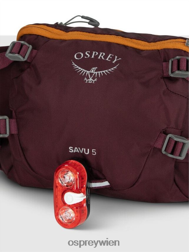 unisex Savu 5 Radfahren Osprey Schwarz Rucksack J4028N136