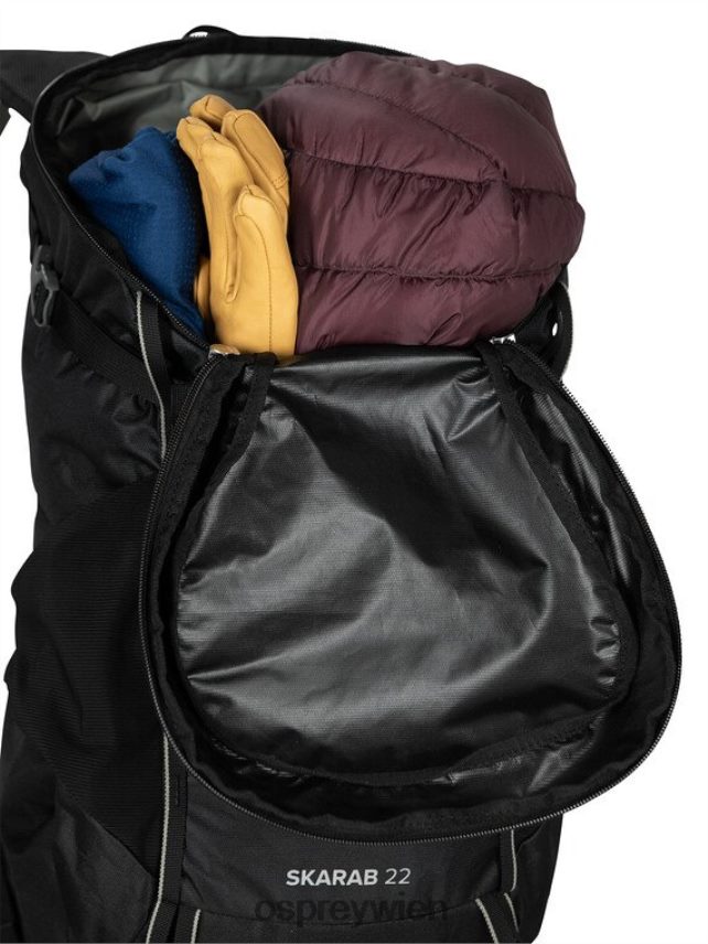unisex Skarab 22 Radfahren Osprey Schwarz Rucksack J4028N233