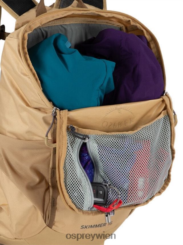 unisex Skimmer 16 Radfahren Osprey Kojotenbraun Rucksack J4028N238