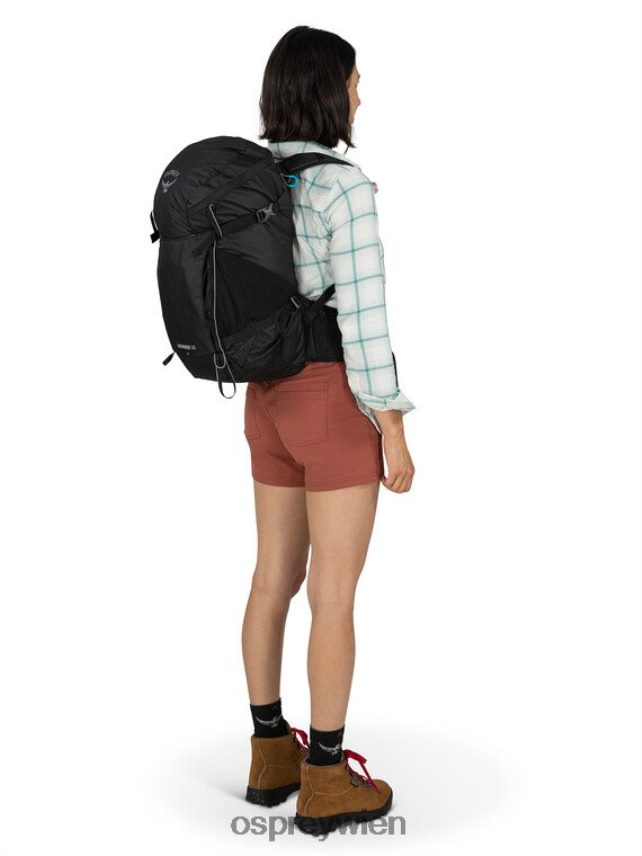 unisex Skimmer 28 Radfahren Osprey Schwarz Rucksack J4028N246