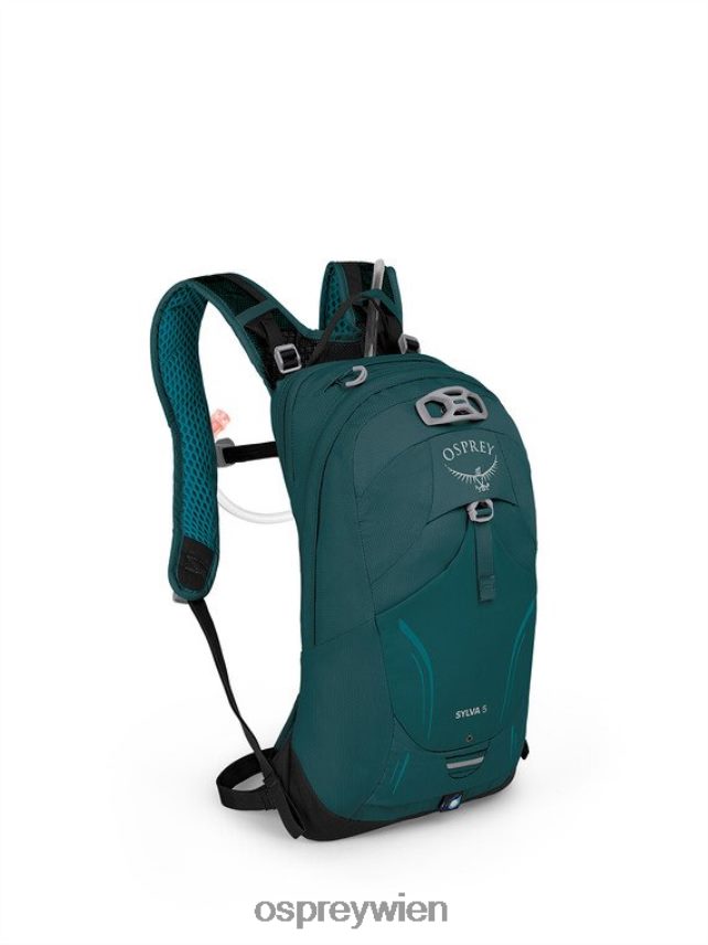 unisex Sylva 5 Radfahren Osprey Baikalgrün Rucksack J4028N161
