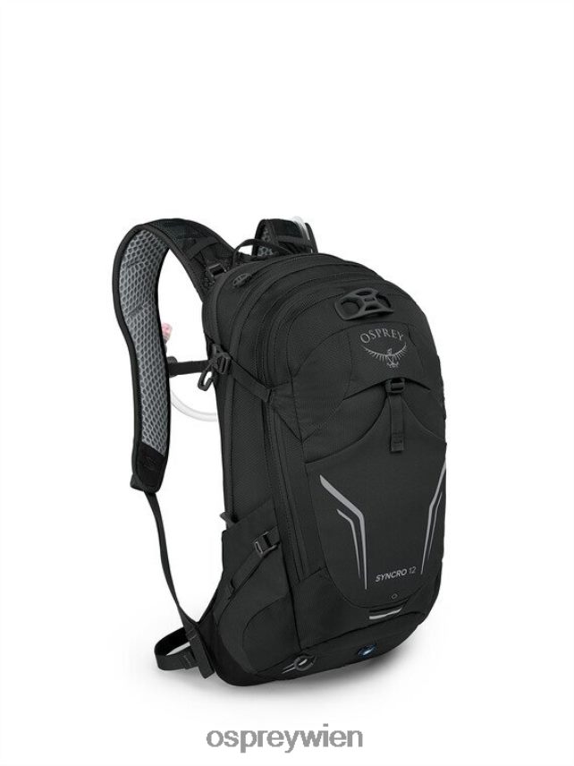 unisex Syncro 12 Radfahren Osprey Schwarz Rucksack J4028N129