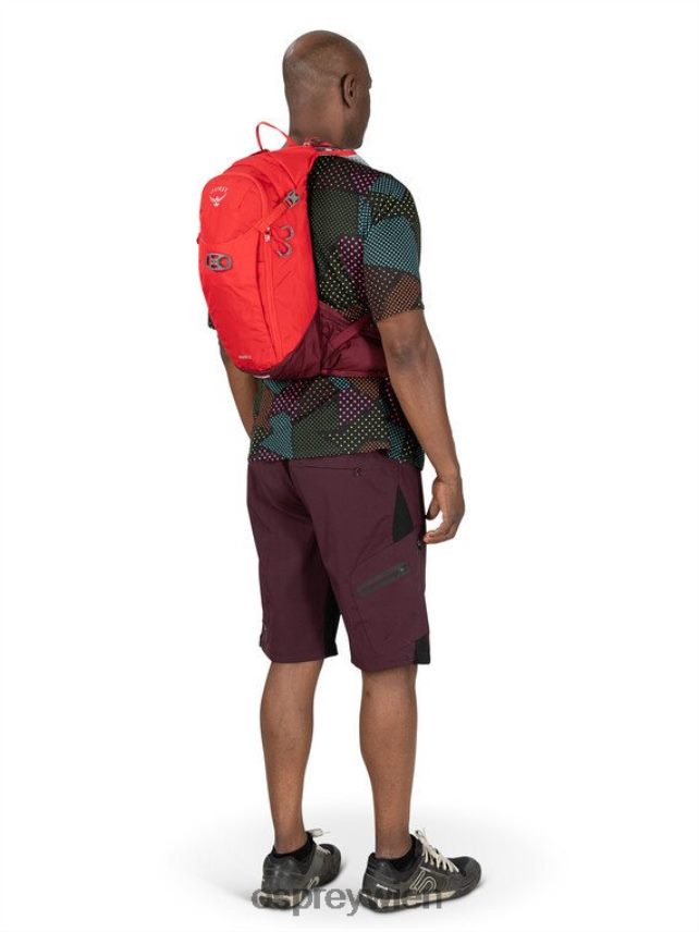 unisex Zeisig 12 Radfahren Osprey Schwarz Rucksack J4028N148