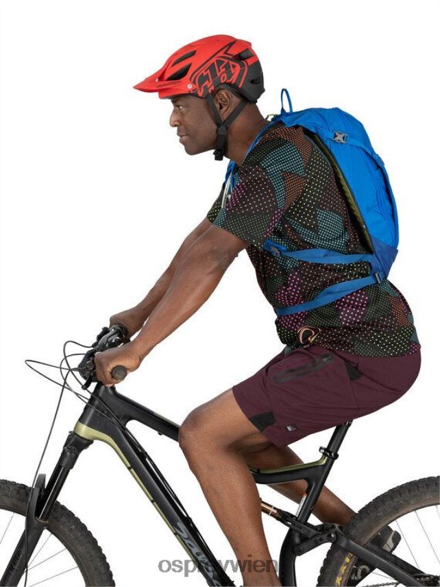 unisex Zeisig 8 Radfahren Osprey Schwarz Rucksack J4028N145