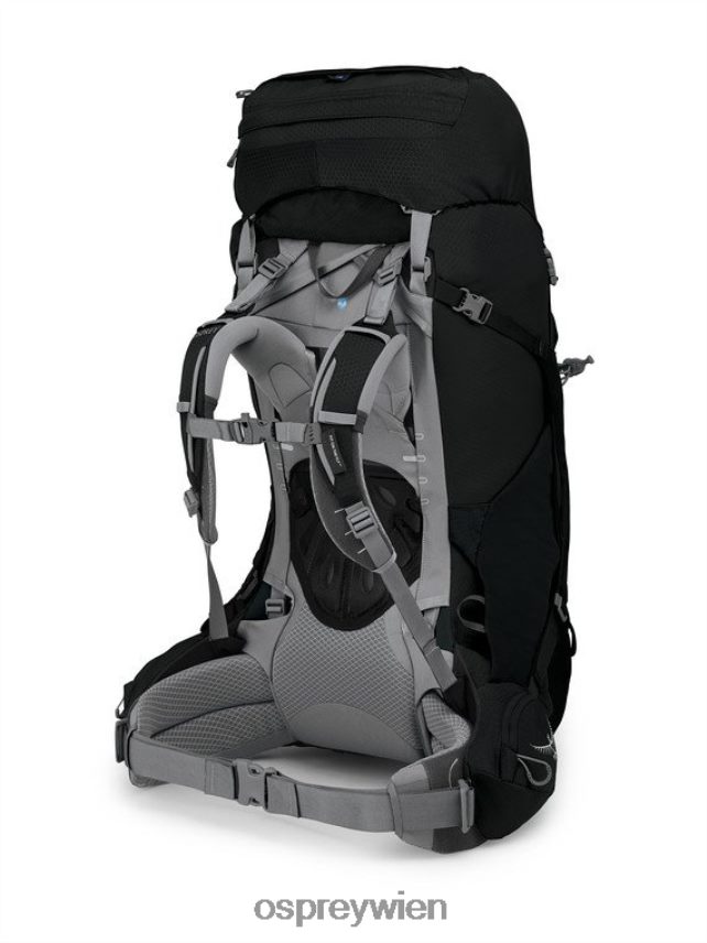 Frauen Ariel 65 Rucksackreisen Osprey Schwarz Rucksack J4028N87
