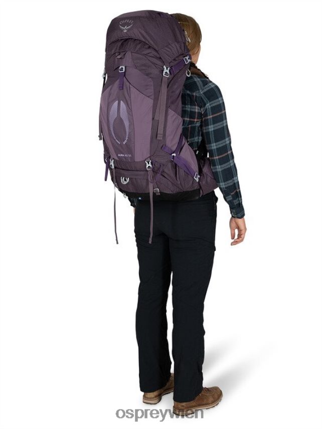 Frauen Aura AG 50 Rucksackreisen Osprey Beerensorbet rot Rucksack J4028N17