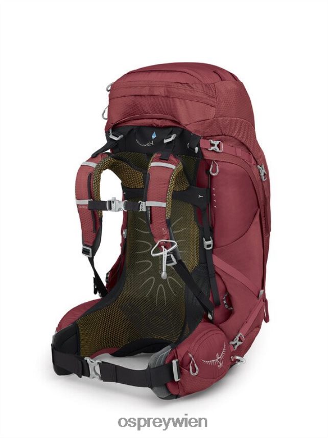 Frauen Aura AG 65 Rucksackreisen Osprey Beerensorbet rot Rucksack J4028N20