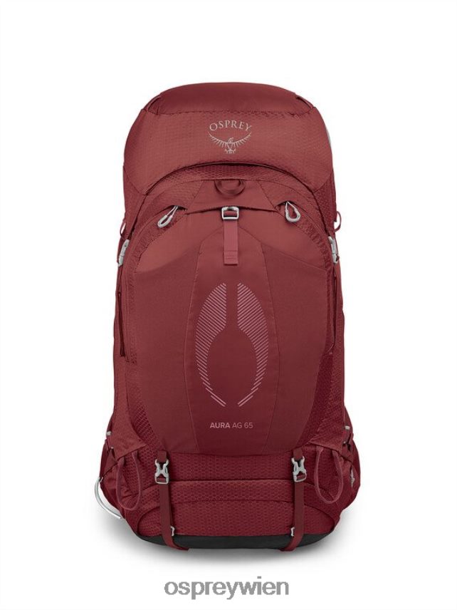 Frauen Aura AG 65 Rucksackreisen Osprey Beerensorbet rot Rucksack J4028N20