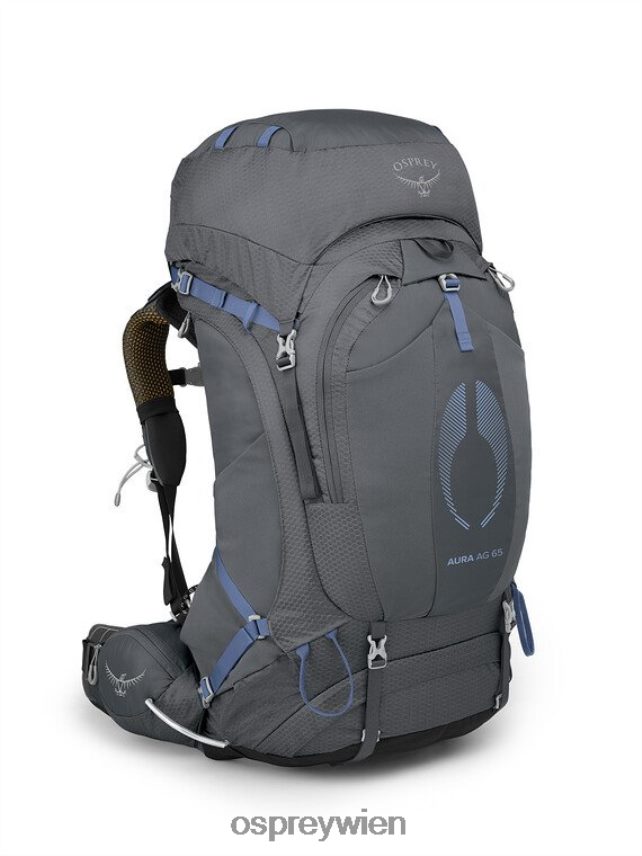 Frauen Aura AG 65 Rucksackreisen Osprey Wolframgrau Rucksack J4028N19