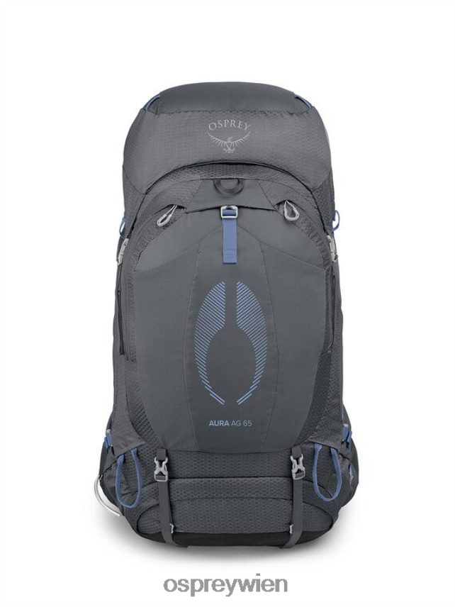 Frauen Aura AG 65 Rucksackreisen Osprey Wolframgrau Rucksack J4028N19