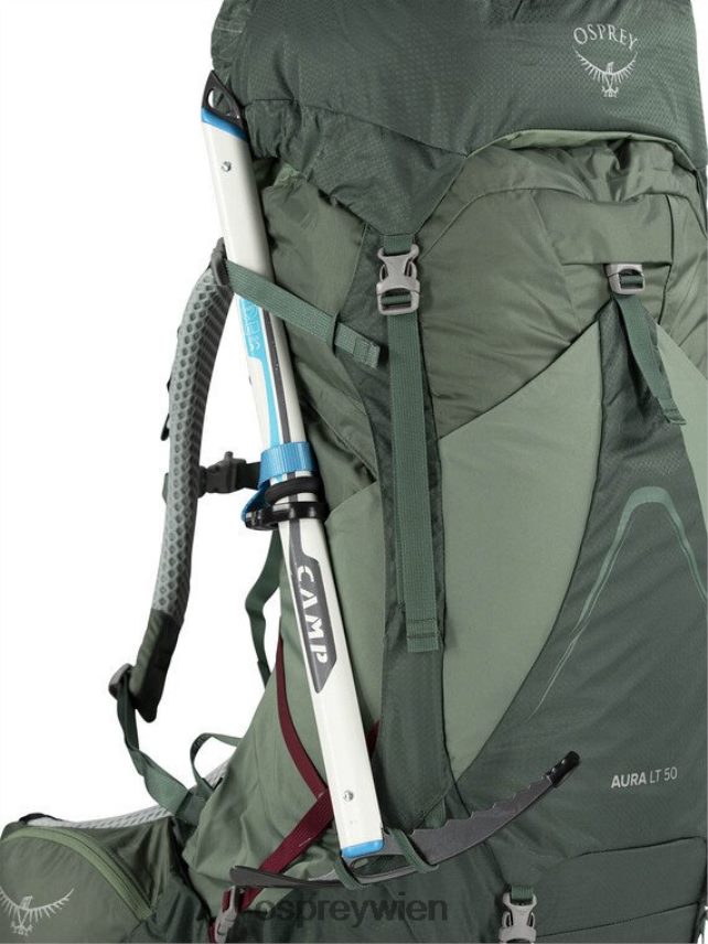 Frauen Aura AG LT 50 Rucksackreisen Osprey Koseret Darjeeling Frühlingsgrün Rucksack J4028N5