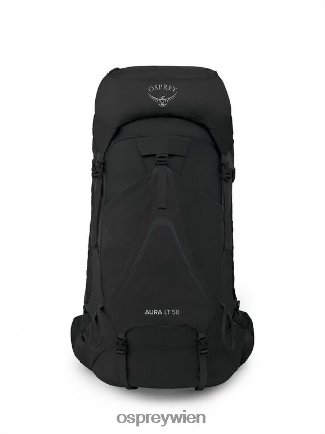 Frauen Aura AG LT 50 Rucksackreisen Osprey Schwarz Rucksack J4028N6