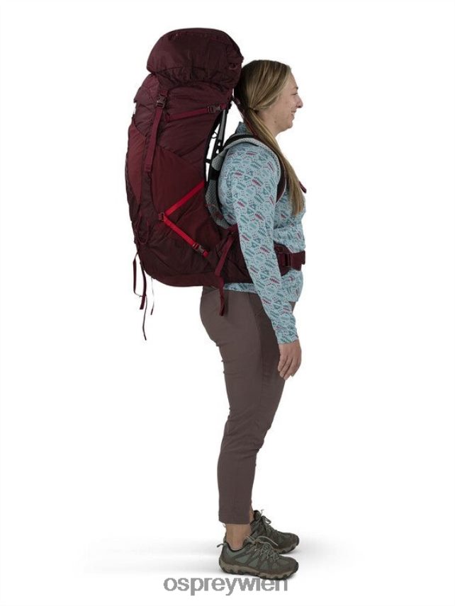 Frauen Aura AG LT 65 Rucksackreisen Osprey Koseret Darjeeling Frühlingsgrün Rucksack J4028N8