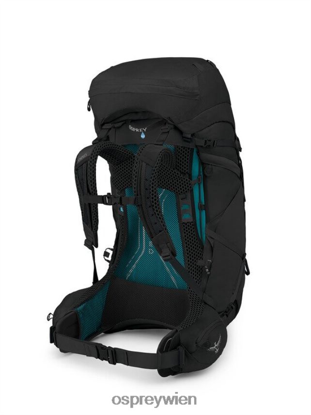 Frauen Aura AG LT 65 Rucksackreisen Osprey Schwarz Rucksack J4028N9