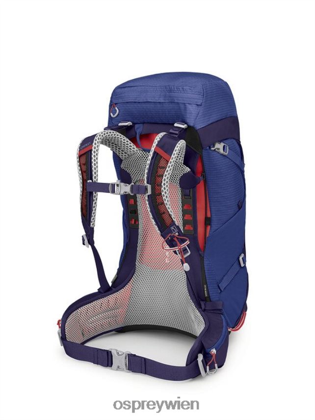 Frauen Sirrus 44 Rucksackreisen Osprey Blaubeere Rucksack J4028N110