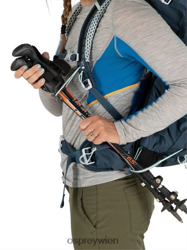 Frauen Sirrus 44 Rucksackreisen Osprey Blaubeere Rucksack J4028N110