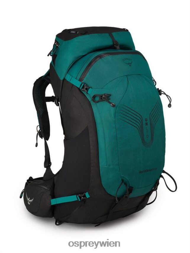 Frauen Unltd Antigravity 64 Rucksackreisen Osprey Hostas grün Rucksack J4028N50