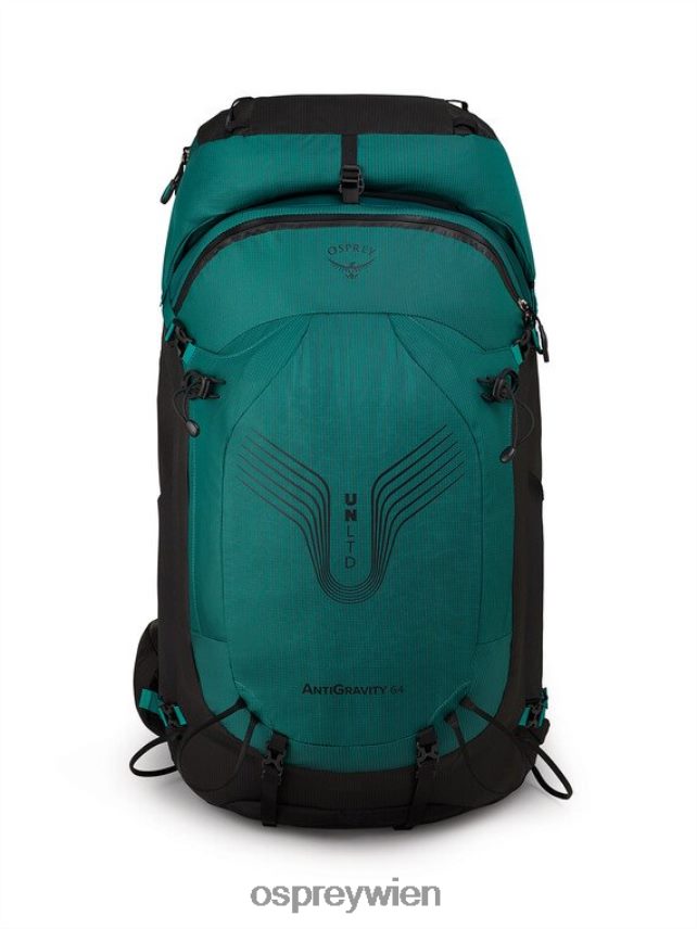 Frauen Unltd Antigravity 64 Rucksackreisen Osprey Hostas grün Rucksack J4028N50