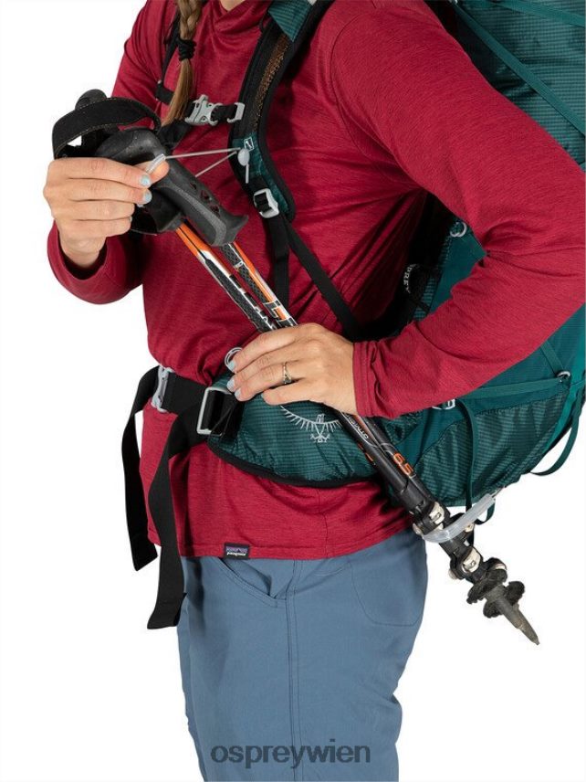 Frauen eja 48 ultraleichter Rucksack Osprey wolkengrau Rucksack J4028N30