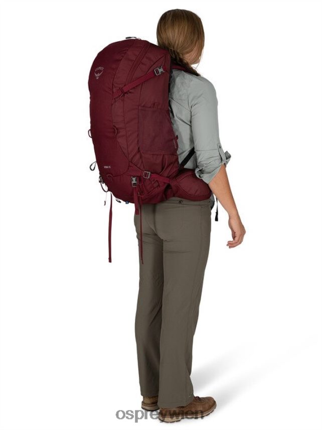 Frauen viva 45 Rucksackreisen Osprey Gegenmittel lila Rucksack J4028N44