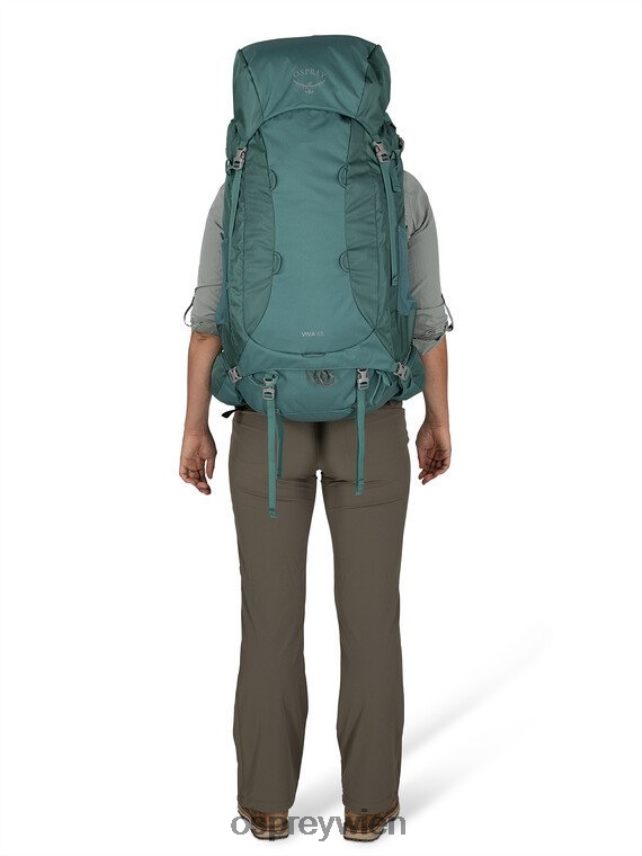 Frauen viva 65 Rucksackreisen Osprey saftiges Grün Rucksack J4028N46