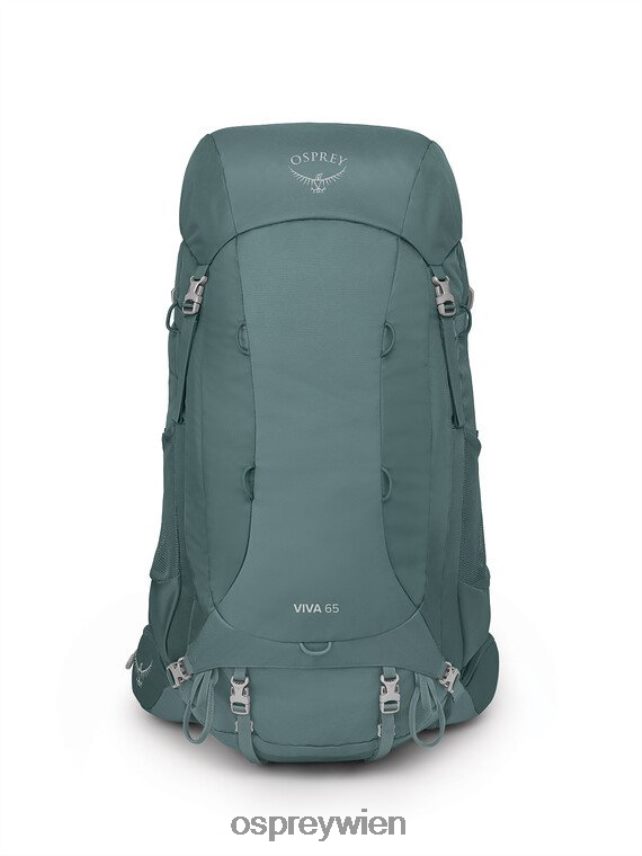 Frauen viva 65 Rucksackreisen Osprey saftiges Grün Rucksack J4028N46