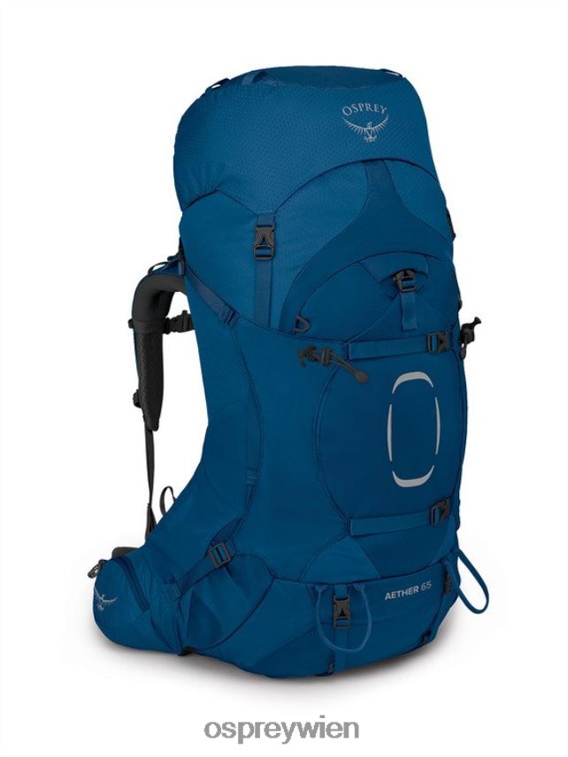 Männer Aether 65 Rucksackreisen Osprey tiefes Wasserblau Rucksack J4028N72