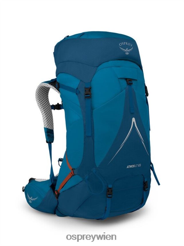 Männer Atmos AG LT 65 Rucksackreisen Osprey Nachtschicht Schlackenblau Rucksack J4028N1