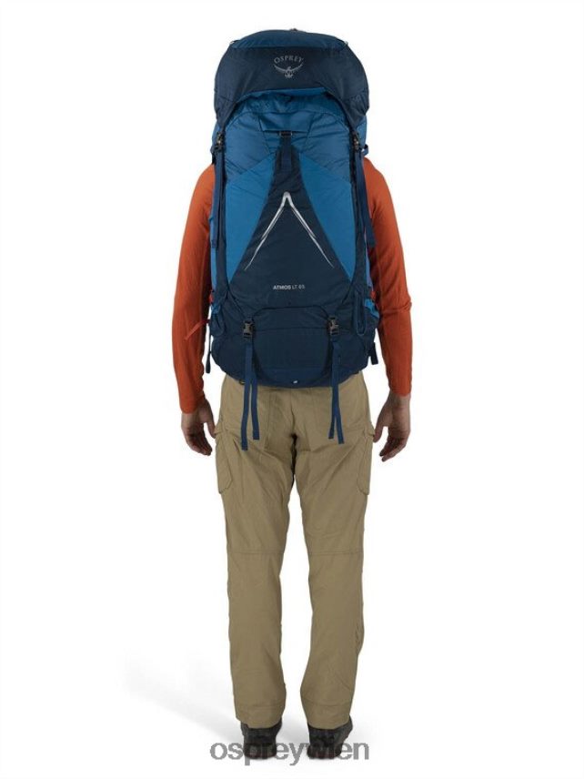 Männer Atmos AG LT 65 Rucksackreisen Osprey malerisches grünes Pfefferkorn im Tal Rucksack J4028N2