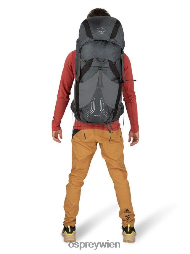 Männer Exos 48 Ultraleichter Rucksack Osprey Wolframgrau Rucksack J4028N22