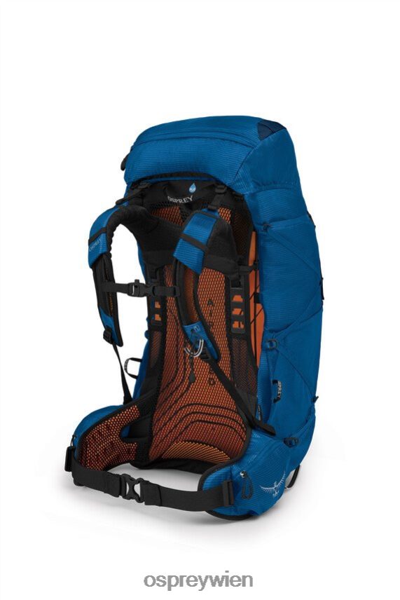 Männer Exos 58 Ultraleichter Rucksack Osprey blaues Band Rucksack J4028N25