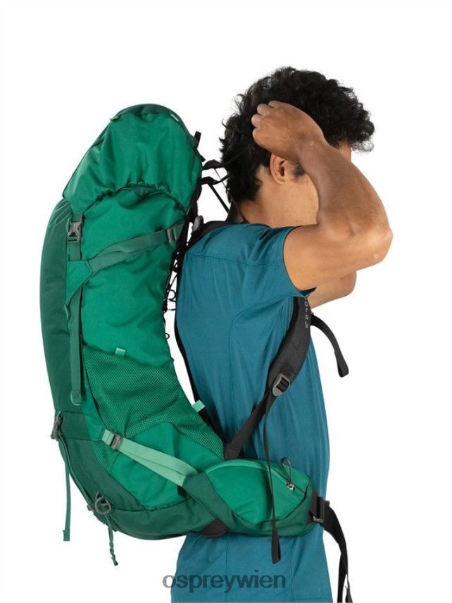 Männer Rook 65 Rucksackreisen Osprey Schwarz Rucksack J4028N100