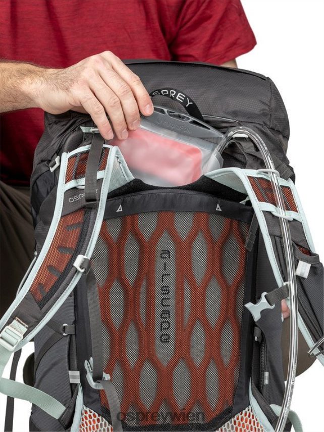 Männer Talon 44 Rucksackreisen | Wandern | Multisport Osprey Stealth-Schwarz Rucksack J4028N27