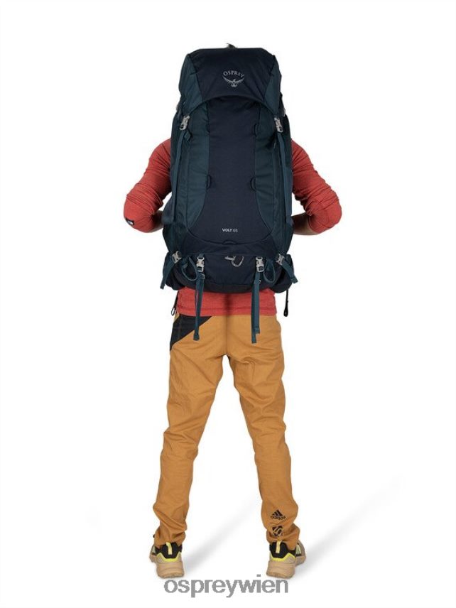 Männer Volt 65 Rucksackreisen Osprey gedämpftes Weltraumblau Rucksack J4028N41