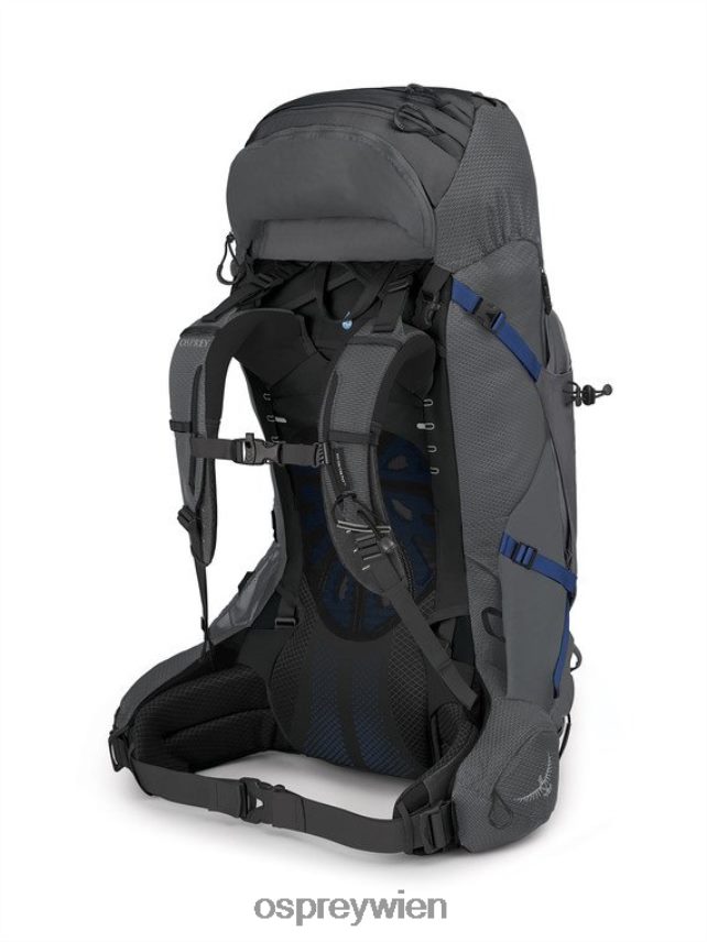 Männer Äther plus 60 Rucksacktouren Osprey Sonnenfinsternis grau Rucksack J4028N66