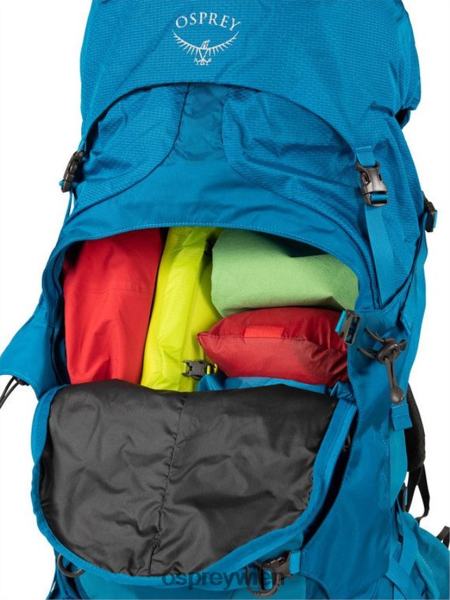 Männer Äther plus 60 Rucksacktouren Osprey Sonnenfinsternis grau Rucksack J4028N66