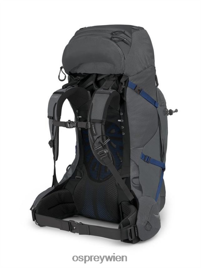 Männer Äther plus 70 Rucksackreisen Osprey Sonnenfinsternis grau Rucksack J4028N75