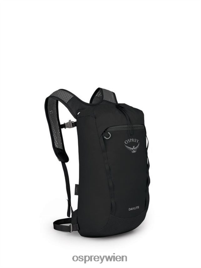 unisex Daylite Cinch jeden Tag Osprey Schwarz Rucksack J4028N375
