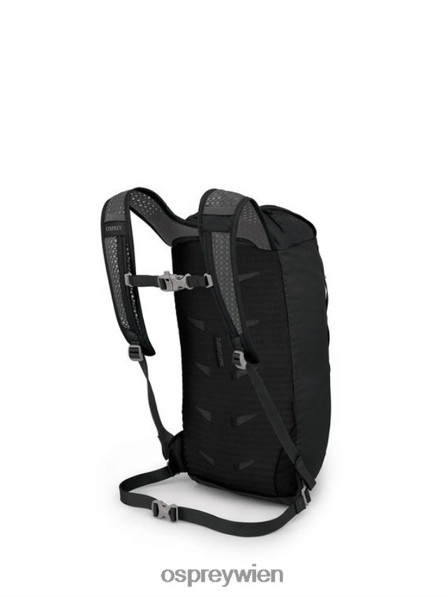 unisex Daylite Cinch jeden Tag Osprey Schwarz Rucksack J4028N375