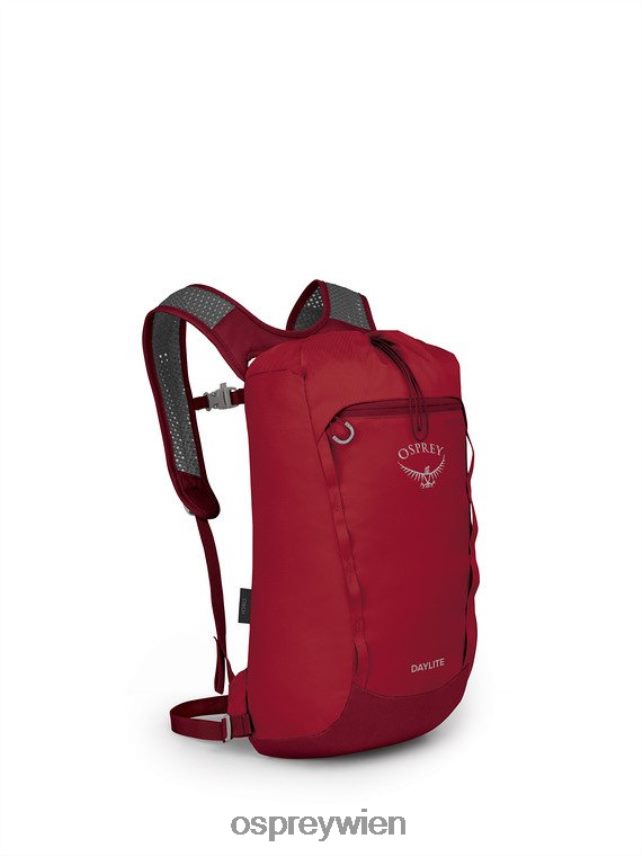 unisex Daylite Cinch jeden Tag Osprey kosmisches Rot Rucksack J4028N373