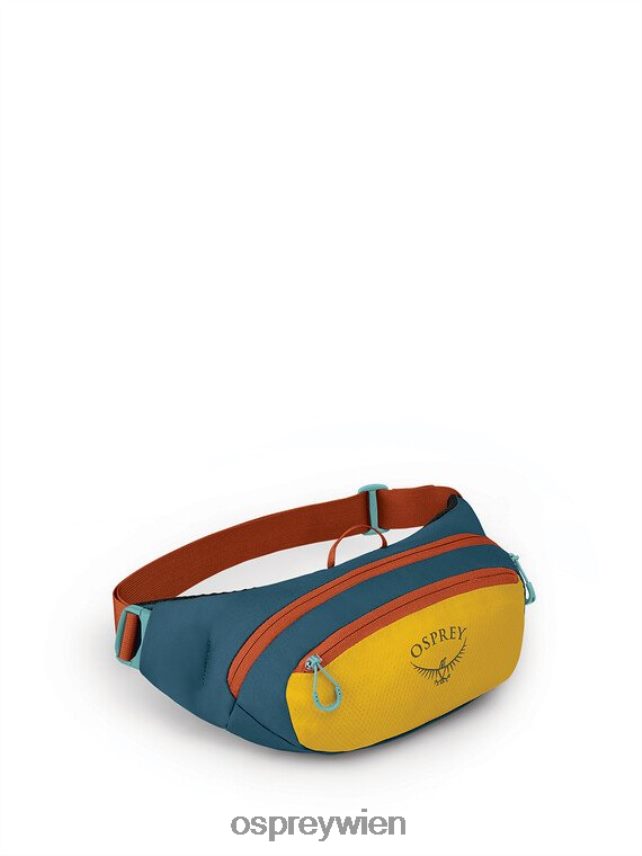 unisex Daylite-Taille jeden Tag Osprey Blendendes gelbes Venturiblau Rucksack J4028N408