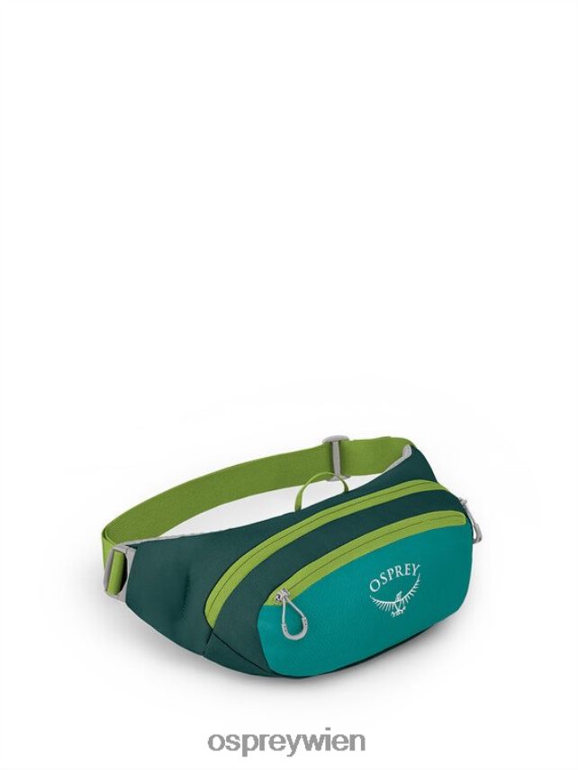 unisex Daylite-Taille jeden Tag Osprey Eskapade grün Baikalgrün Rucksack J4028N410