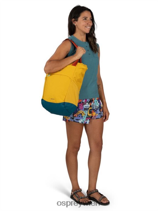 unisex Daylite Tragetasche für jeden Tag Osprey Blendendes gelbes Venturiblau Rucksack J4028N398