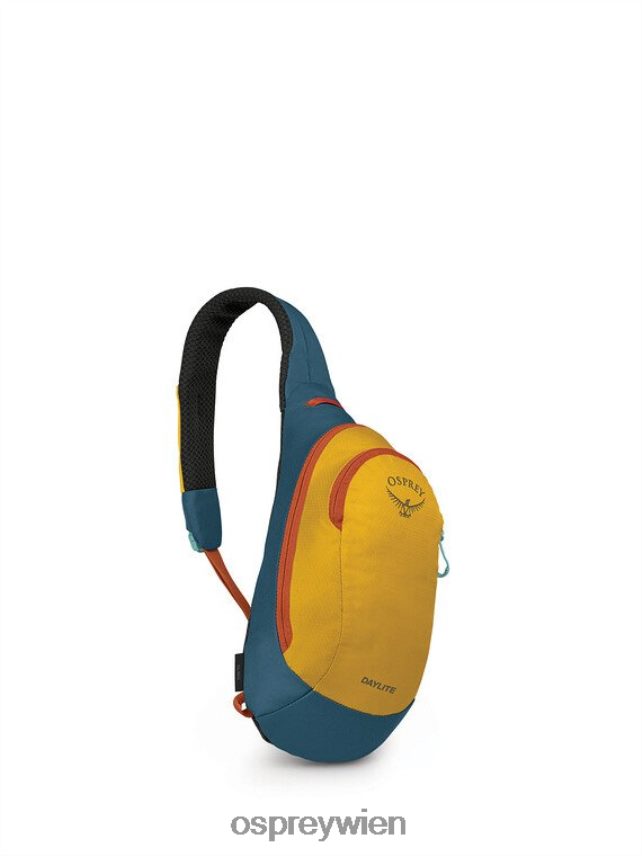 unisex Daylite Tragetuch jeden Tag Osprey Blendendes gelbes Venturiblau Rucksack J4028N392