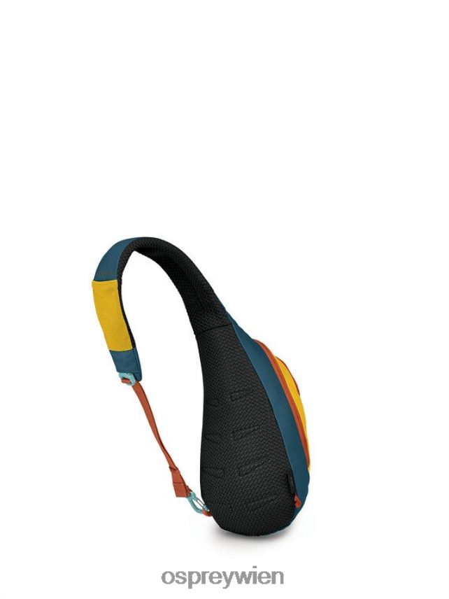 unisex Daylite Tragetuch jeden Tag Osprey Blendendes gelbes Venturiblau Rucksack J4028N392